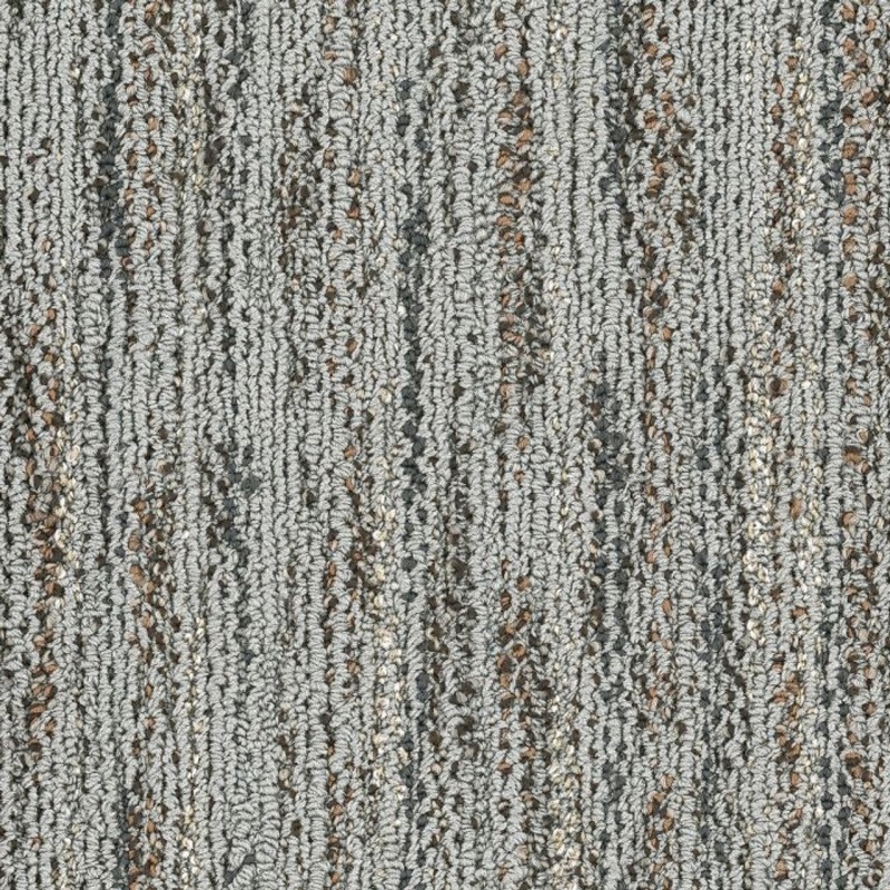 Natural Formations Layers Med Gray Nylon Carpet Tile