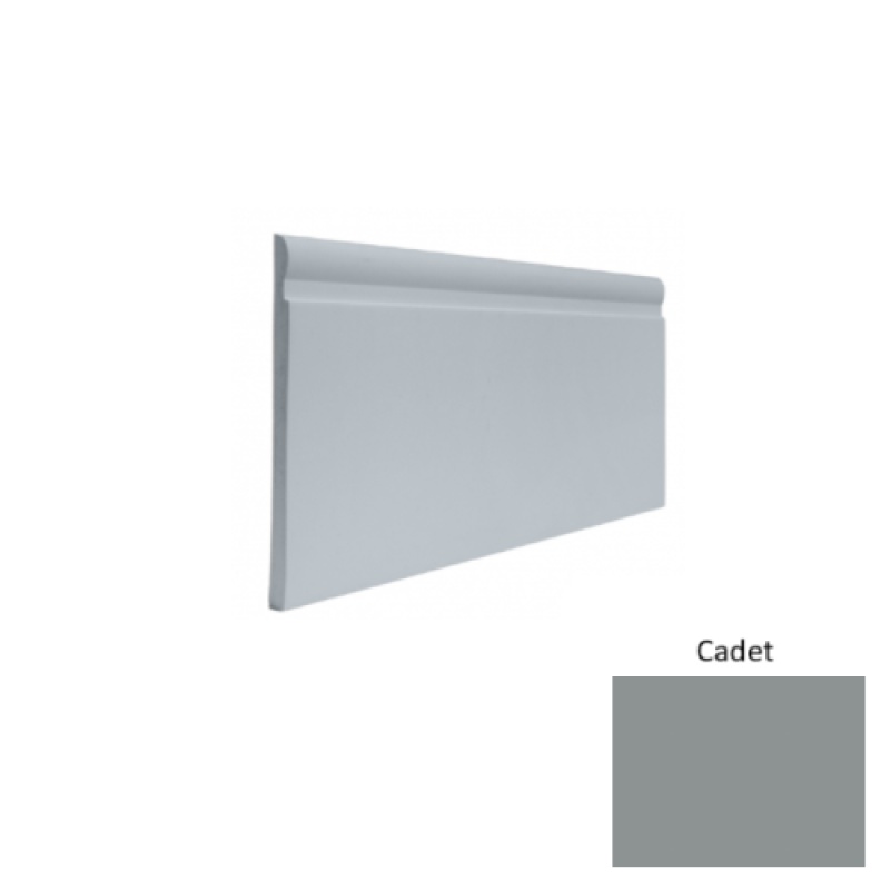 Contours #85 Fashion Cadet Rubber Profiled Wall Base - Satin