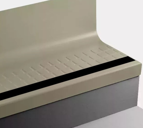 Johnsonite Iguana Raised Square Rubber Moulding / Trim Stair Tread