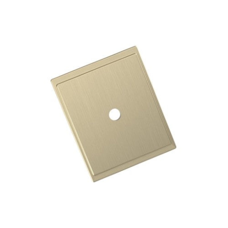 Maymont Zinc Knob Cabinet Backplate - Golden Champagne - 1 5/8" (41 Mm) Length