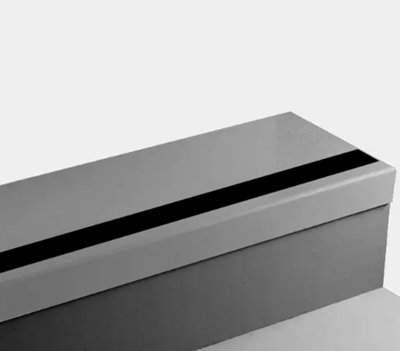 Vapor Grey Fast Lane Rubber Moulding Trim