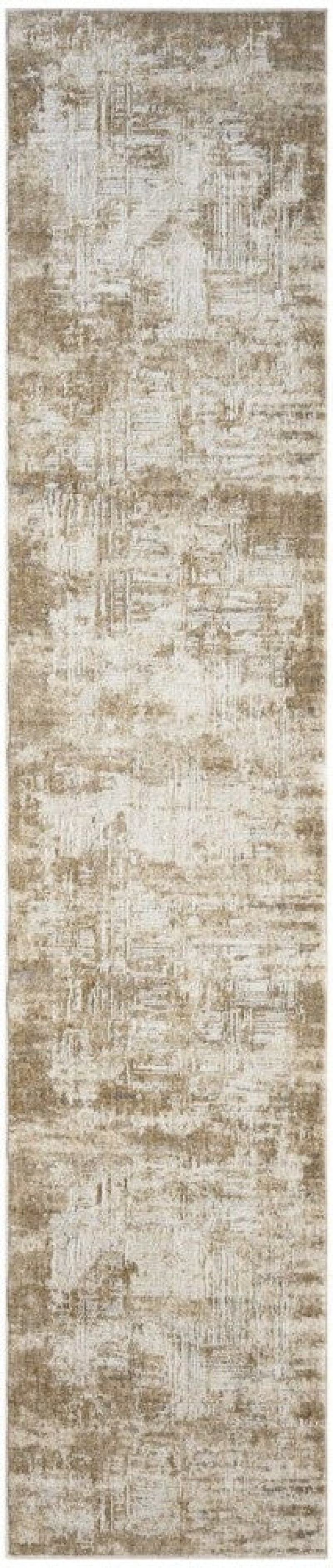 Ck078 Summit Mocha Ivory Sum02 Polyester Contemporary Area Rug - 10 Ft Runner - Mocha Ivory