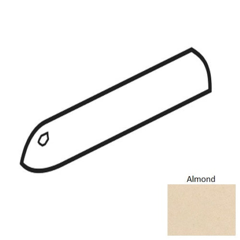 Colormatch Almond Ceramic Wall Trim