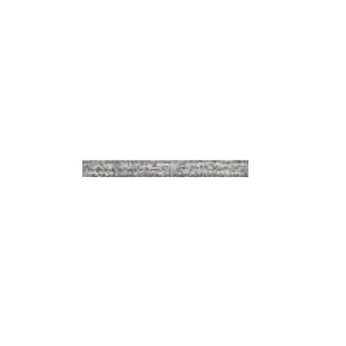Massalia Pewter Deco Metal Wall Trim - 1/4" X 6" Rail Liner - Matte