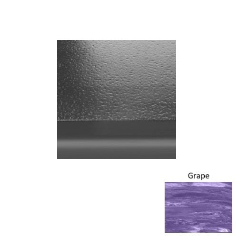 Marbleized 95 Grape Hammered Rubber Stair Tread With Riser