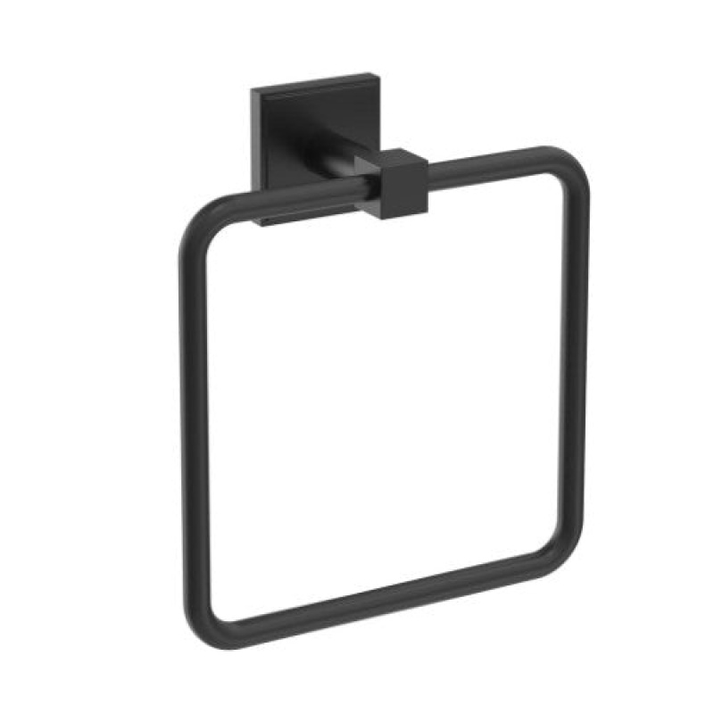 Appoint Zinc & Aluminum Wall Mounted Towel Ring - Matte Black - 6 5/16" (160 Mm) Length