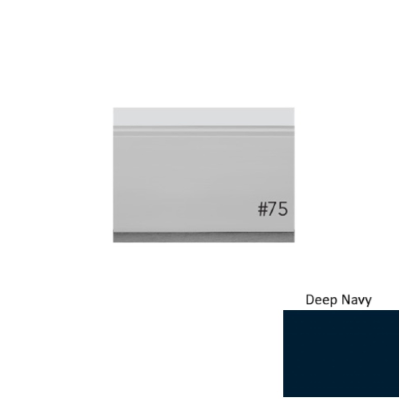Pinnacle Plus #75 Level Deep Navy Rubber Wall Base 3" x 8 Ft