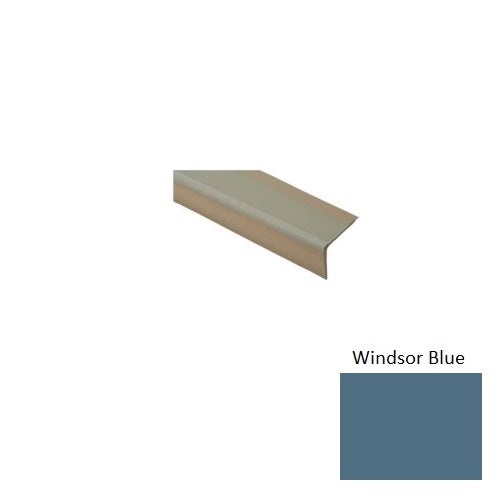 Johnsonite Windsor Blue Photoluminescent Vinyl Stair Nosing Trim