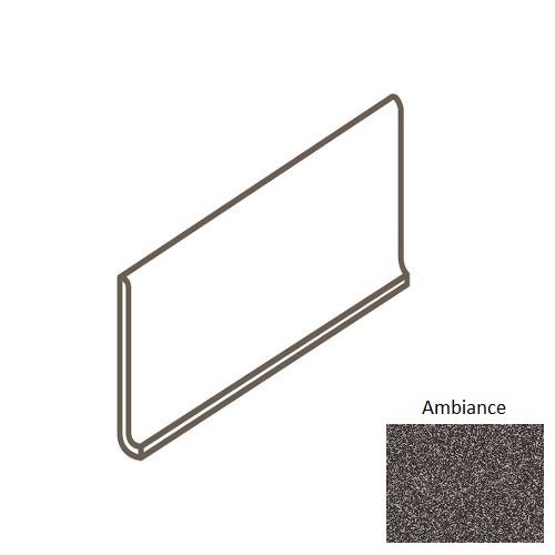 Porcelain Floor & Wall Trim 6" x 12" Cove Base Matte
