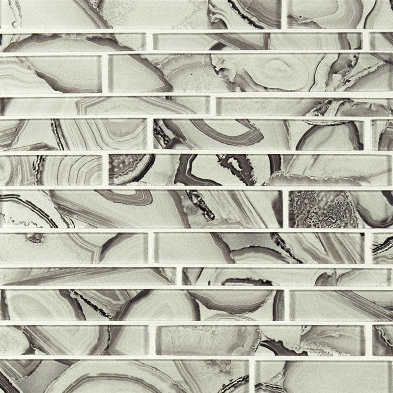 Super Nova Interlocking Glass Mosaic - Linear - Glossy