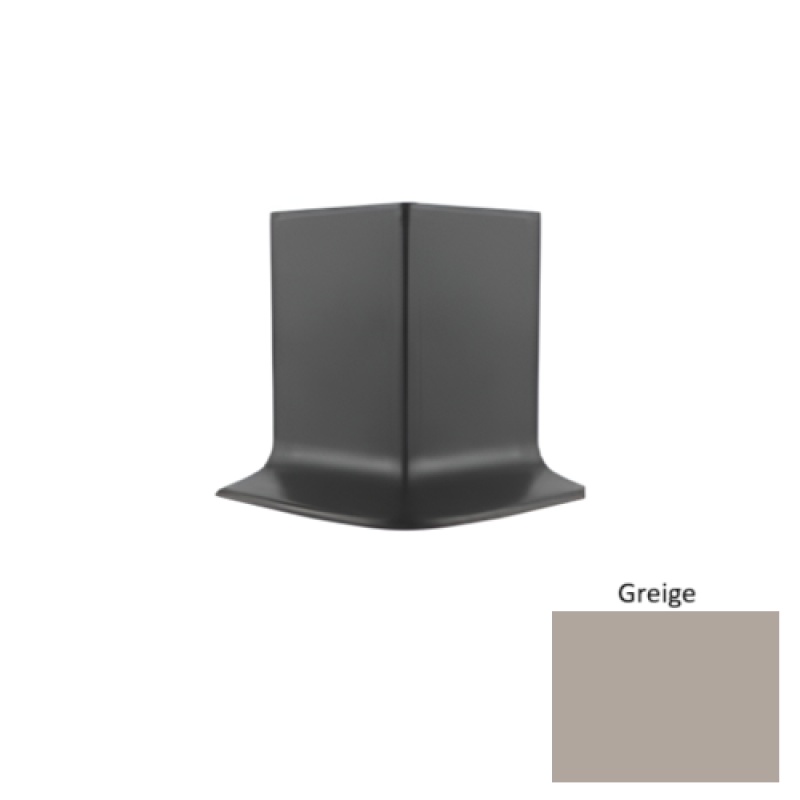 Pinnacle Greige Rubber Long Toe Outside Corner - 4"