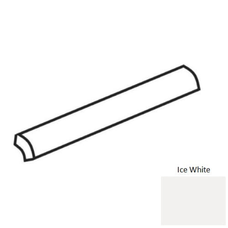 Urban Canvas Ice White Ceramic Wall Trim