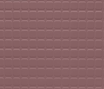 Johnsonite Salsa Raised Square Solid Color Rubber Tile - Textured