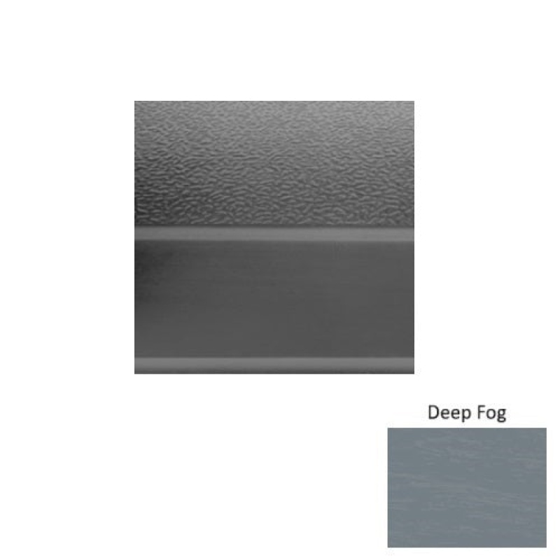 Marbleized 93 Deep Fog Rubber (Sq) Stair Tread - Textured