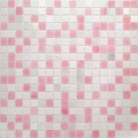 Mixes Alcor Glass Mosaic - 0.6" X 0.6" - Glossy