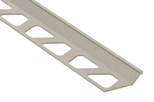 Finec Metal Tile Edging Trim - Greige Textured Color Coated Aluminum