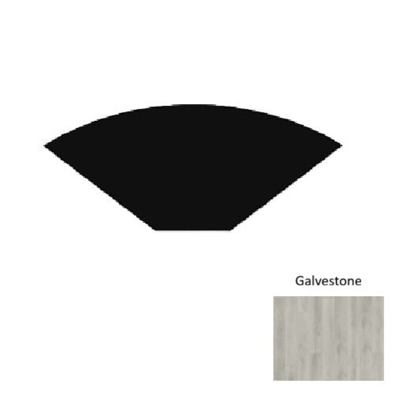 3020 Series Galvestone 94" Quarter Round - Embossed