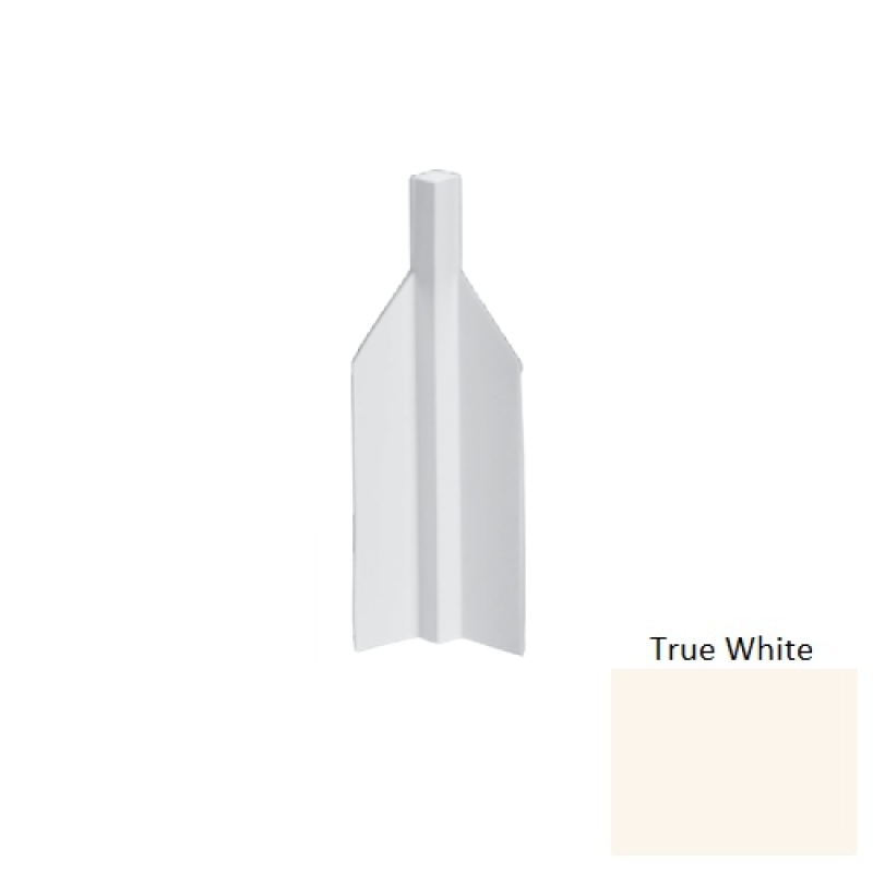 Mcb True White Rubber Moulding / Trim - 6 1/4" Mini Inside Corner Blocks - Mini Inside Corner Blocks