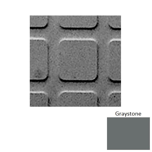 Flextones Graystone Sq Square 2 Rubber Distinct Designs Tile - Textured - 18" X 18"