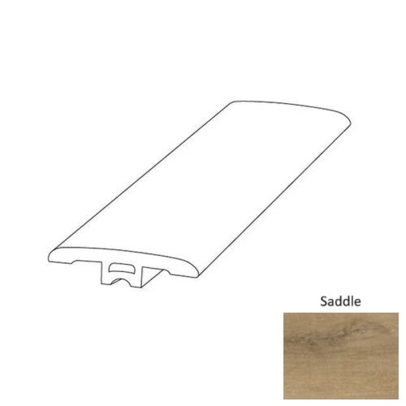 Oaksong Saddle Luxury Vinyl Moulding / Trim - 1.75" X 94" T Molding - Ceramic Bead