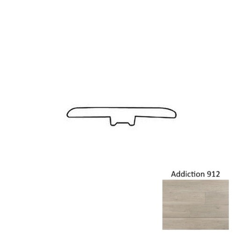 Addiction 912 Luxury Vinyl Moulding / Trim - 1.75" X 94.48" T Molding - Urethane