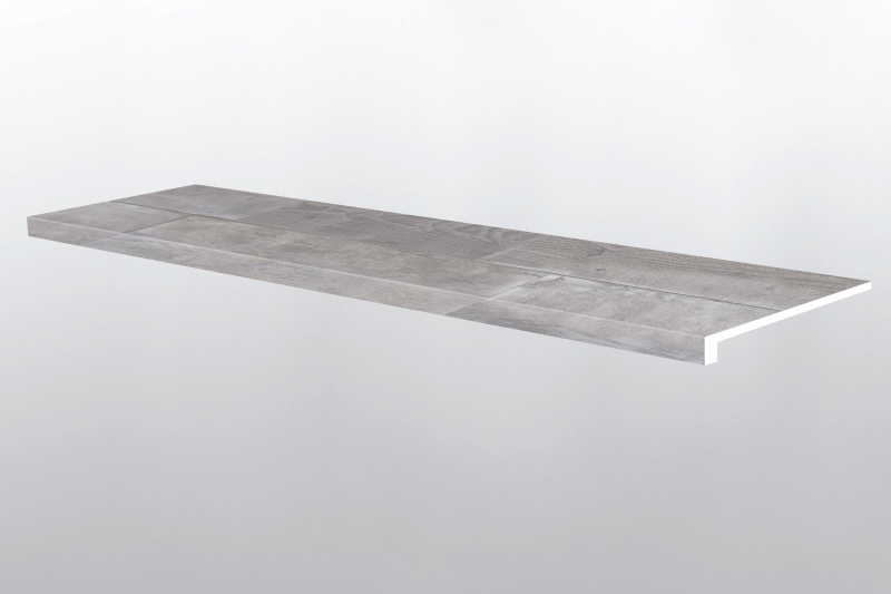 Prescott Woburn Luxury Vinyl Moulding / Trim - 12" X 47.25" Stair Tread Eased Edge - Low Gloss