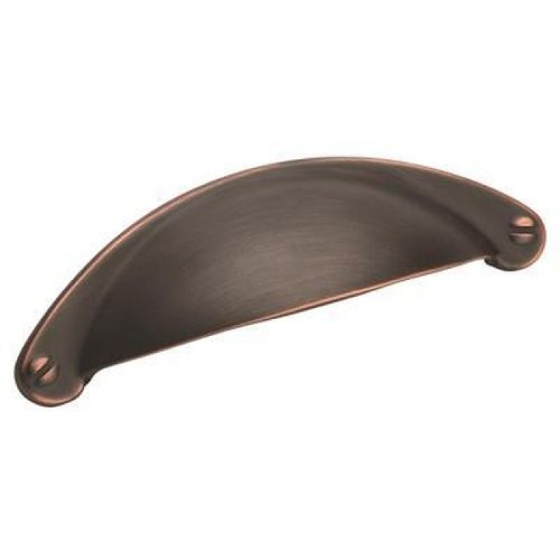 Cup Pulls Zinc Cabinet Cup Pull - Oil Rubbed Bronze