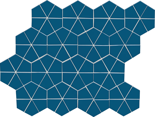 Stagecraft Galaxy Ceramic Mosaic - 6" x 6" Kaleidoscope