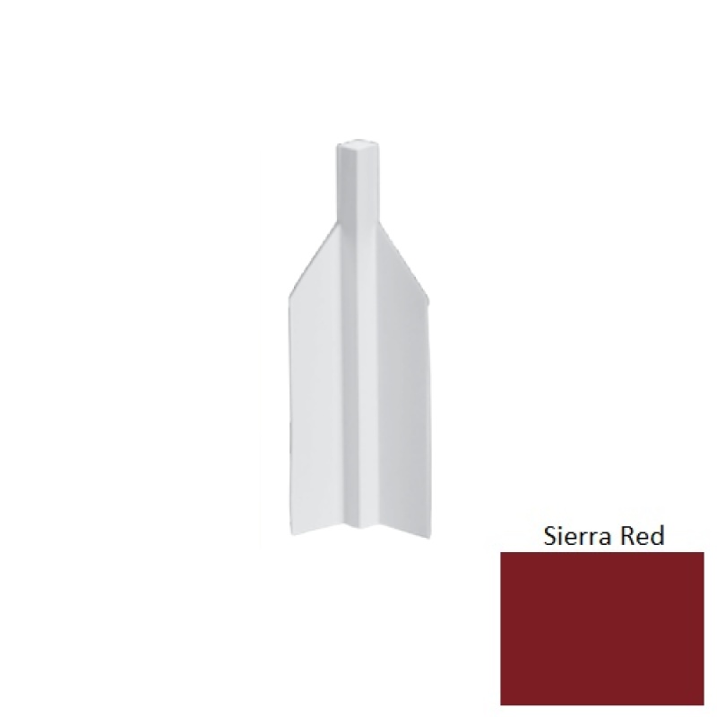 Mcb Sierra Red Rubber Moulding Trim - 4 1/4" Mini Inside Corner Blocks