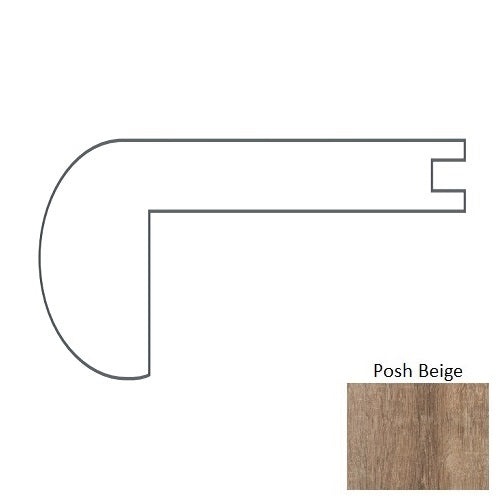 Uptown Chic Posh Beige Luxury Vinyl Flush Stair Nose