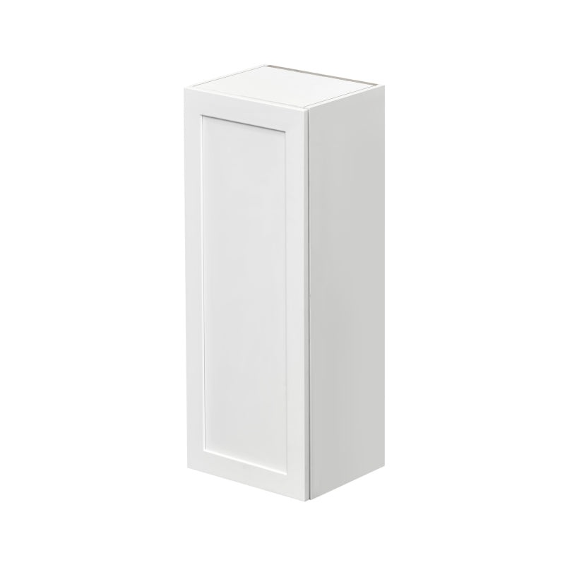 Mallorca White Shaker Wood Kitchen Wall Cabinet - 15" X 12" X 42" (Assembly Required) - White