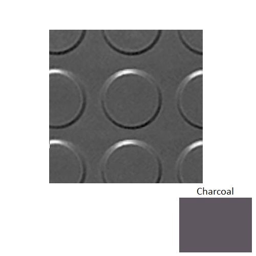 Flextones Charcoal Textured Rubber Tile 18" x 18"