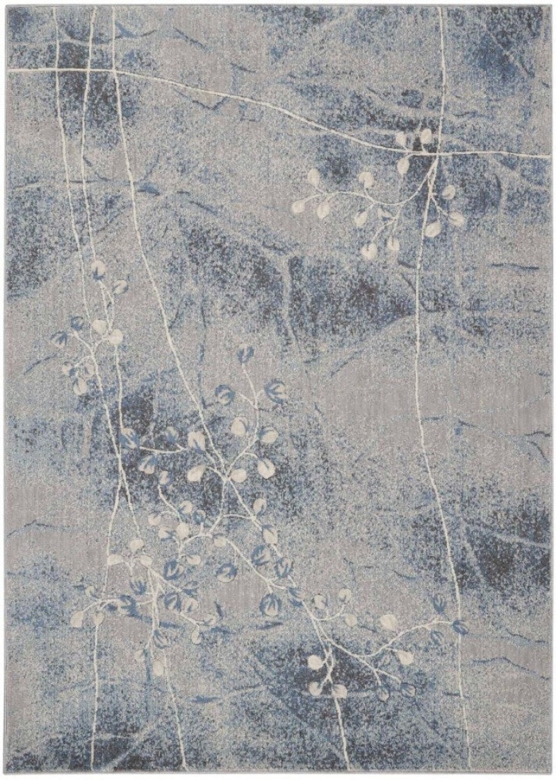 Somerset Silver Blue Area Rug