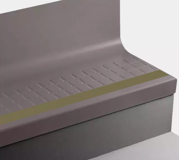 Johnsonite Cinnamon Raised Square Rubber Moulding / Trim