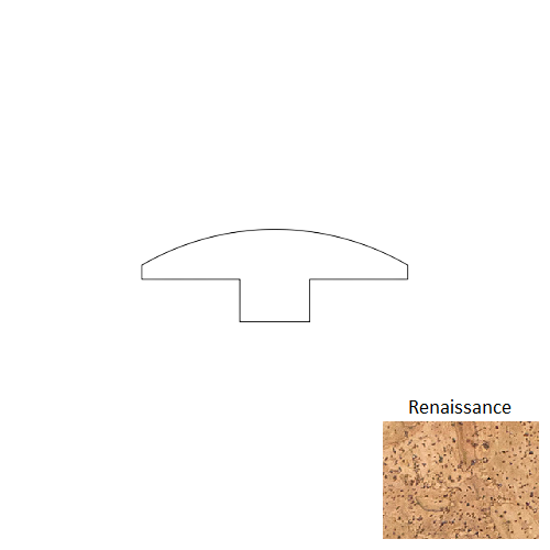 Avant Garde Renaissance Cork Moulding / Trim Flooring - 78" T Molding - Greenshield