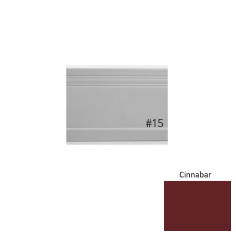 Pinnacle Plus #95 Invent Cinnabar Rubber Coil Wall Base - 5 1/2" X 60 Ft