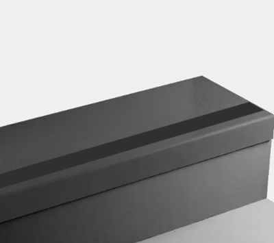 Black Fast Lane Rubber Stair Tread