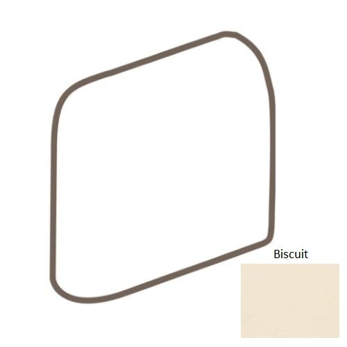 Keystones Unglazed Mosaic Biscuit Porcelain Floor & Wall Trim - 1" X 1" Bullnose Outcorner - Matte