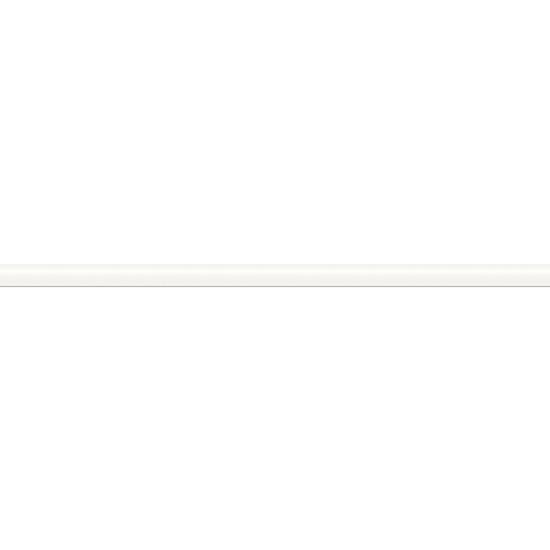 Visual Impressions White Ceramic Wall Trim - 1/2" X 12" Jolly - Matte
