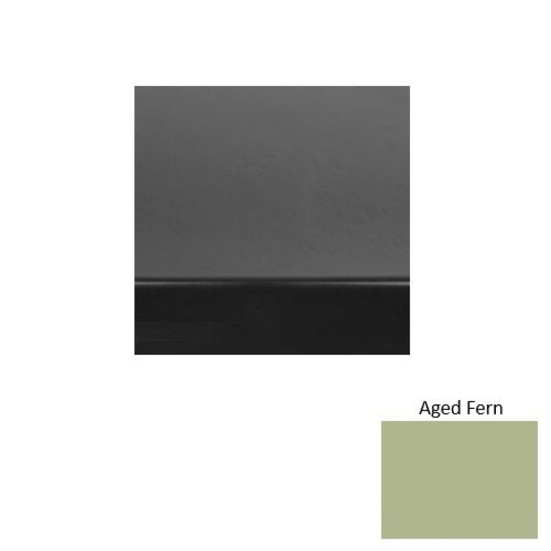 Solid 61 Aged Fern Heavy Duty Rubber (Rd) Stair Tread With Dupont Kevlar - Smooth