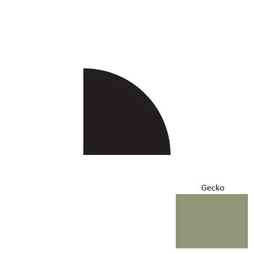 Johnsonite Gecko Rubber Millwork Quarter Round Trim