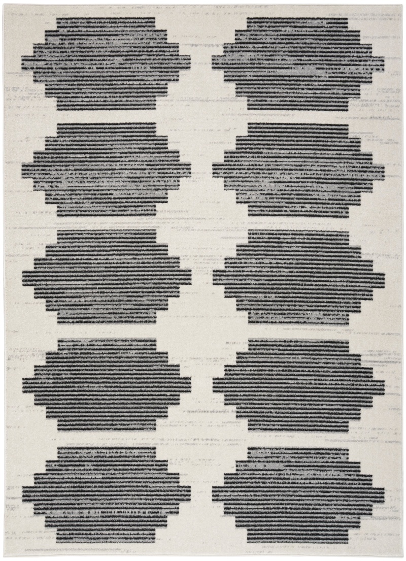 Modern Passion Ivory / Grey Area Rug