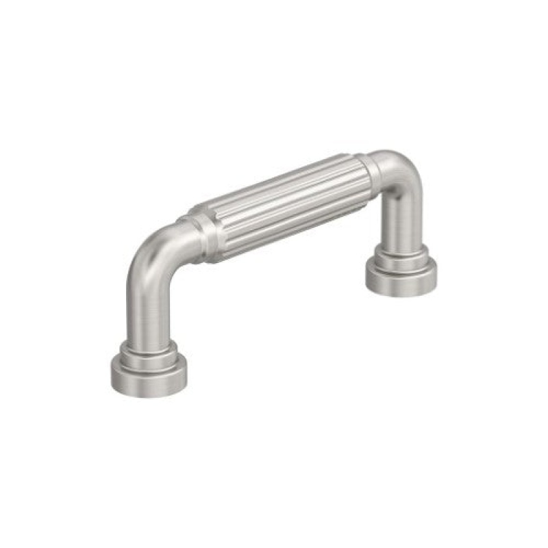Cowrie Zinc Arch Cabinet Pull - Satin Nickel