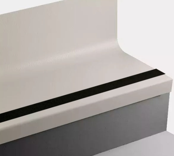 Johnsonite Castaway Hammered Rubber Stair Tread