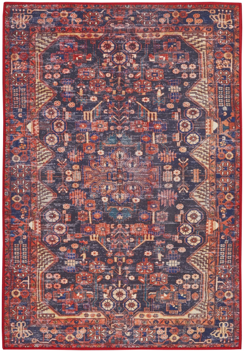 Fulton Red Vintage Area Rug