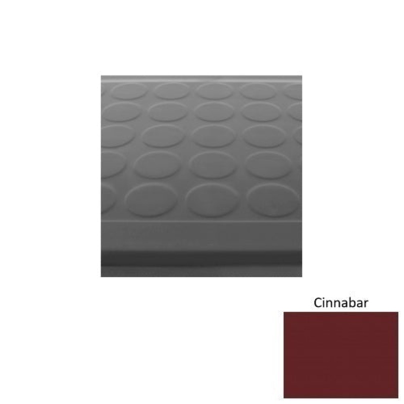 Cinnabar Low Profile Raised Circular Rubber Stair Tread