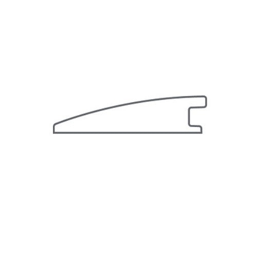Dark Brown Hardwood Flush Reducer Trim, 2" x 78"