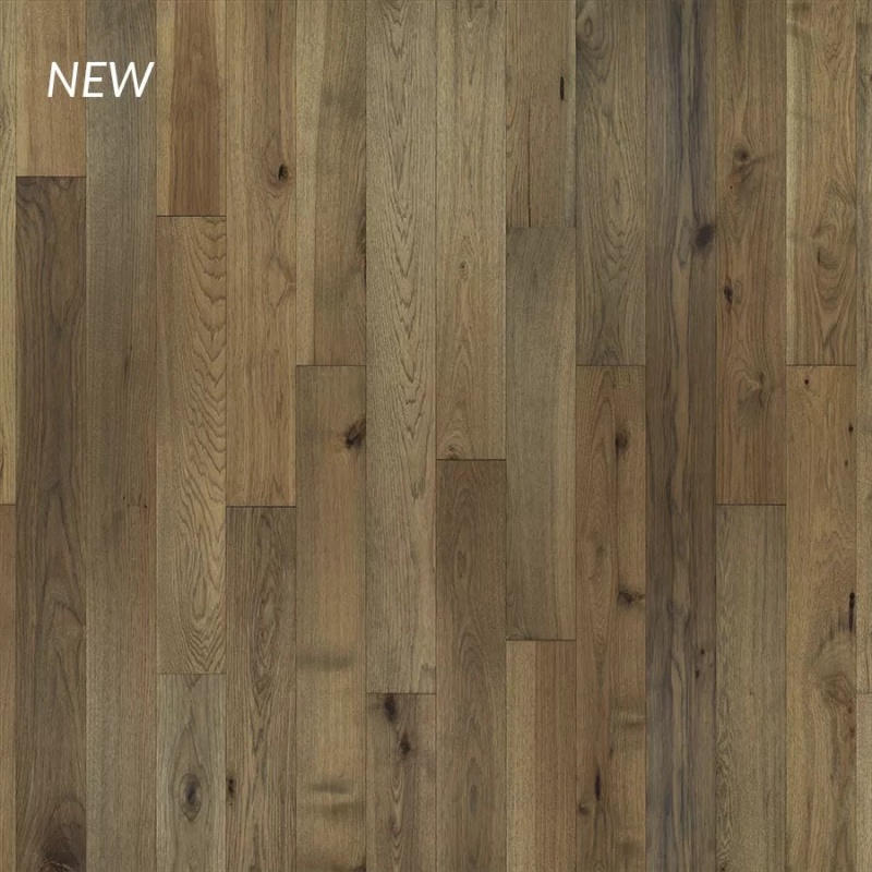 Novella Hickory Bradbury Engineered Hardwood Flooring - Truemark Glaze Tek - 6" X Random Lengths