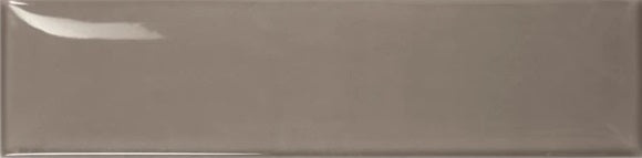 Sphere Taupe Ceramic Tile - Glossy - 3" X 12"