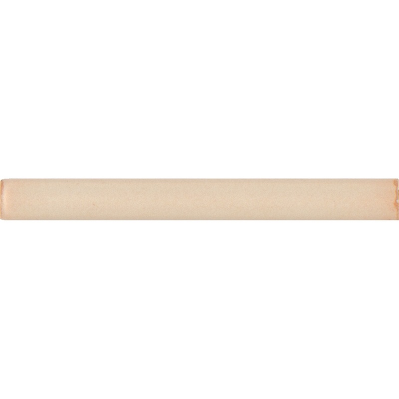 Casablanca White Ceramic Floor & Wall Trim - 1/2" X 5" Jolly - Matte